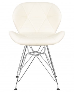 Стул обеденный DOBRIN BUTTERFLY CHROME, ножки хром, цвет кремовый в Верхней Салде - verhnyaya-salda.ok-mebel.com | фото 6