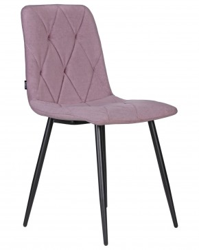 Стул обеденный DOBRIN CHILLY ROMBO, Лавандовый Simple 48, основание черное в Верхней Салде - verhnyaya-salda.ok-mebel.com | фото 2