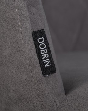 Стул обеденный DOBRIN ROBY, ЭМАЛЬ ЧЕРНЫЙ МУАР велюр Catania Stone в Верхней Салде - verhnyaya-salda.ok-mebel.com | фото 7