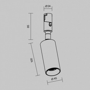 Светильник на штанге Maytoni Focus Led TR201-1-10W3K-M-B в Верхней Салде - verhnyaya-salda.ok-mebel.com | фото 7