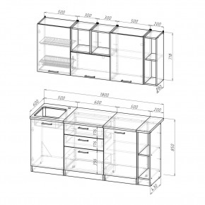 ТОМИЛЛА Кухонный гарнитур Макси 4 (1800 мм ) в Верхней Салде - verhnyaya-salda.ok-mebel.com | фото 2