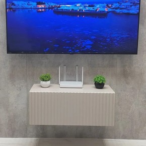 Тумба подвесная под ТВ LINES MTV1-MA 750 Бежевый (Леда-М 10.1.5) в Верхней Салде - verhnyaya-salda.ok-mebel.com | фото 5