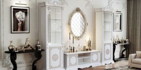 Тумба ТВ (12.301) Грация (белый/золото) в Верхней Салде - verhnyaya-salda.ok-mebel.com | фото 2