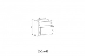 УРБАН- 32 Тумба в Верхней Салде - verhnyaya-salda.ok-mebel.com | фото 2
