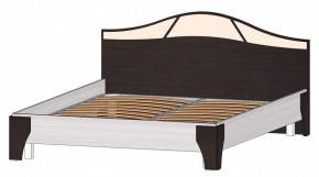 ВЕРОНА Кровать 1600 с основанием (Венге/Анкор светлый) в Верхней Салде - verhnyaya-salda.ok-mebel.com | фото