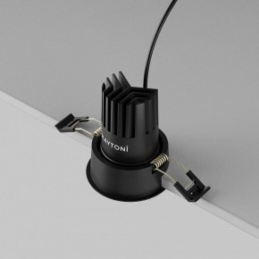 Встраиваемый светильник Maytoni Dip DL115-10W-2.7K-B в Верхней Салде - verhnyaya-salda.ok-mebel.com | фото 6
