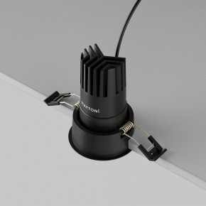 Встраиваемый светильник Maytoni Dip DL116-10W-2.7K-B в Верхней Салде - verhnyaya-salda.ok-mebel.com | фото 6