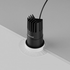 Встраиваемый светильник Maytoni Dip DL120-10W-2.7K-TRS-B в Верхней Салде - verhnyaya-salda.ok-mebel.com | фото 6