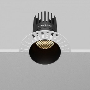 Встраиваемый светильник Maytoni Dip DL122-15W-2.7K-TRS-B в Верхней Салде - verhnyaya-salda.ok-mebel.com | фото 7