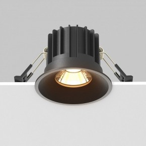 Встраиваемый светильник Maytoni Round DL058-12W2.7K-B в Верхней Салде - verhnyaya-salda.ok-mebel.com | фото 4
