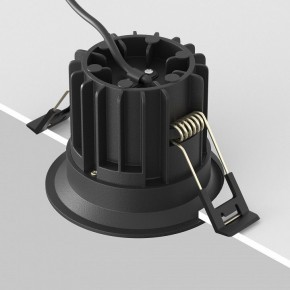 Встраиваемый светильник Maytoni Round DL058-12W2.7K-B в Верхней Салде - verhnyaya-salda.ok-mebel.com | фото 5