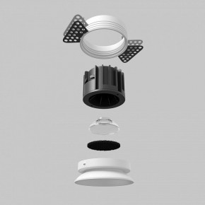 Встраиваемый светильник Maytoni Round DL058-12W2.7K-TRS-W в Верхней Салде - verhnyaya-salda.ok-mebel.com | фото 5