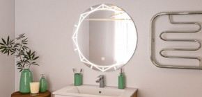 Зеркало Алжир 700 с подсветкой Домино (GL7033Z) в Верхней Салде - verhnyaya-salda.ok-mebel.com | фото 3