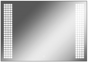 Зеркало Cosmo 100 black с подсветкой Sansa (SC1047Z) в Верхней Салде - verhnyaya-salda.ok-mebel.com | фото
