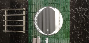 Зеркало Канберра 700х700 с подсветкой Домино (GL7032Z) в Верхней Салде - verhnyaya-salda.ok-mebel.com | фото 7