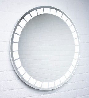 Зеркало Маскат 700х700 с подсветкой Домино (GL7057Z) в Верхней Салде - verhnyaya-salda.ok-mebel.com | фото 3