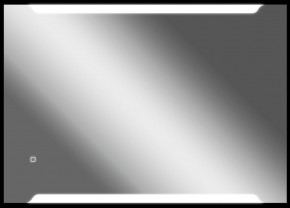 Зеркало Оттава 1000х700 с подсветкой Домино (GL7028Z) в Верхней Салде - verhnyaya-salda.ok-mebel.com | фото 2