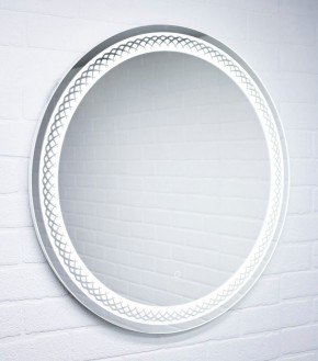 Зеркало Прая 700х700 с подсветкой Домино (GL7048Z) в Верхней Салде - verhnyaya-salda.ok-mebel.com | фото 3