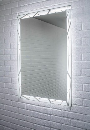 Зеркало Сеул 1000х700 с подсветкой Домино (GL7029Z) в Верхней Салде - verhnyaya-salda.ok-mebel.com | фото 3